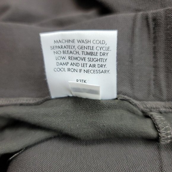 Eileen Fisher Womens XS Pants High Rise Brown Pull On Straight Leg Stretch Cozy - Picture 11 of 13